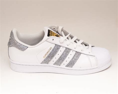 adidas superstar damen glitzer silber|adidas superstars for women.